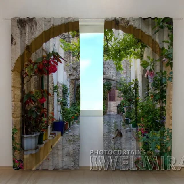 3D-gardin Blomsterbågar
