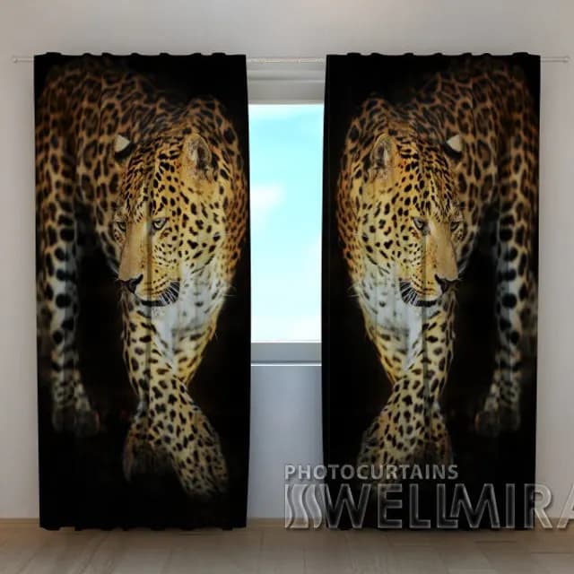 3D-gardin Vacker jaguar