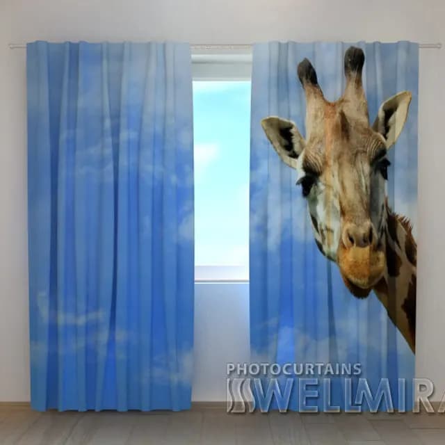 3D-gardin Kramande giraff