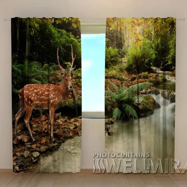 3D-gardin Hjort