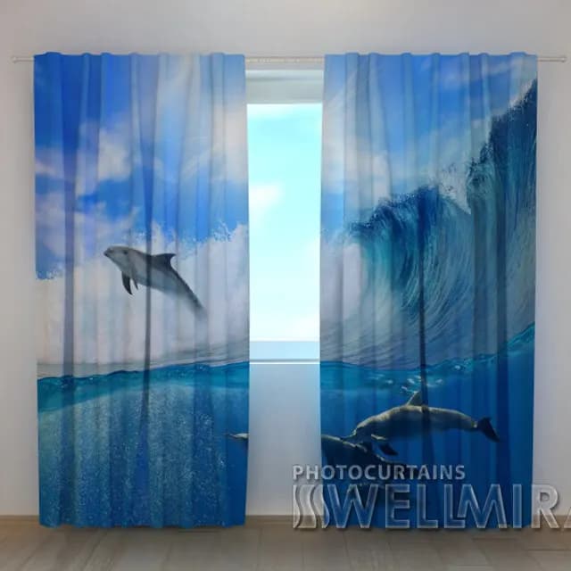 3D-gardin Delfiner