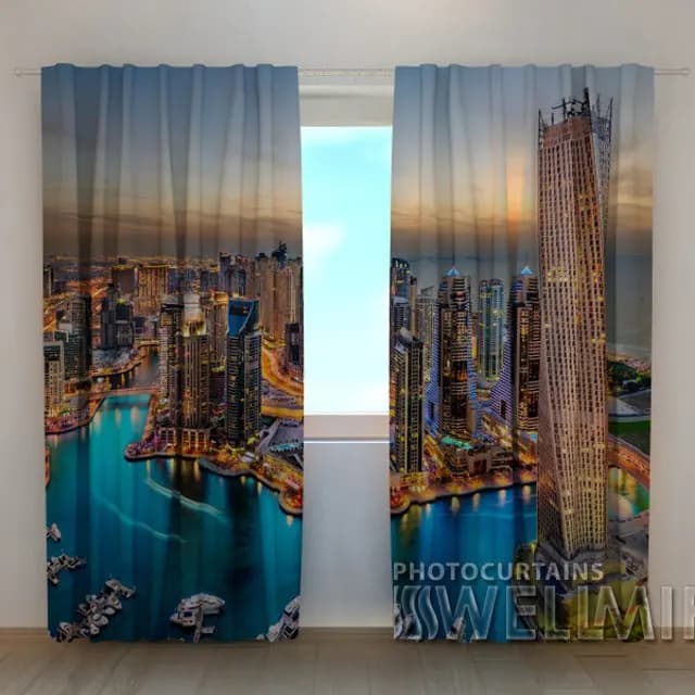 Fotogardin Dubais skyskrapor