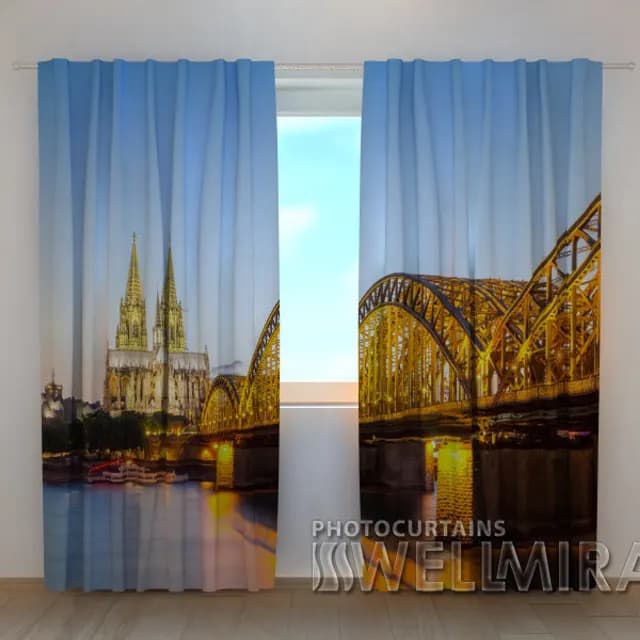 3D-gardin Kväll i Köln