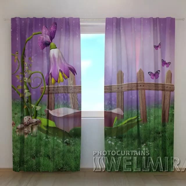 3D-gardin Älvregn
