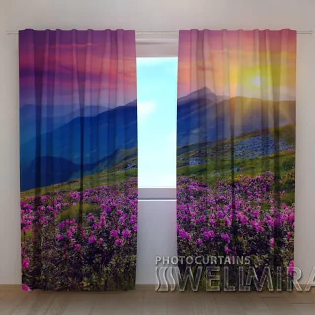 3D-gardin Fantastiska berg
