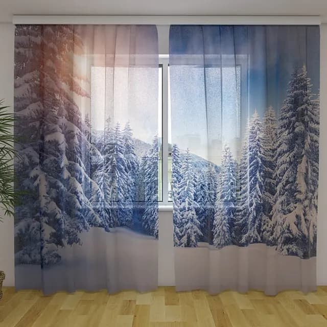 Fotogardin Julsolnedgång