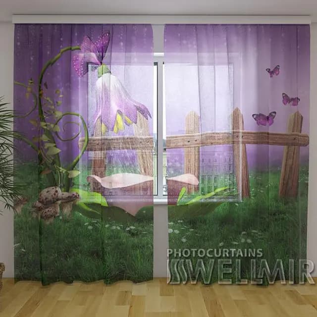 3D-gardin Älvregn