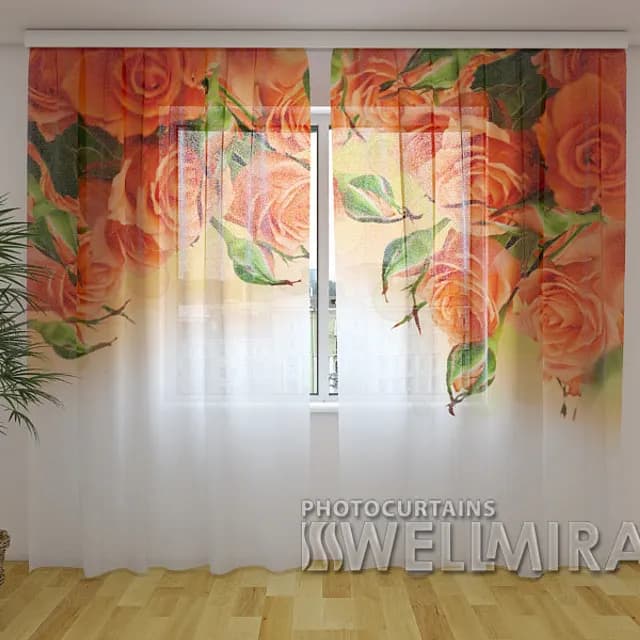 Fotogardin Orange rosor