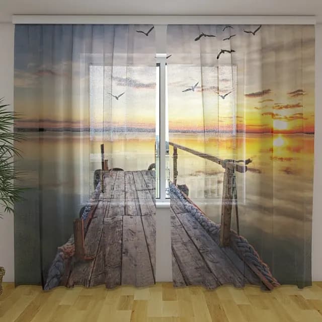 Fotogardin Måsar över piren