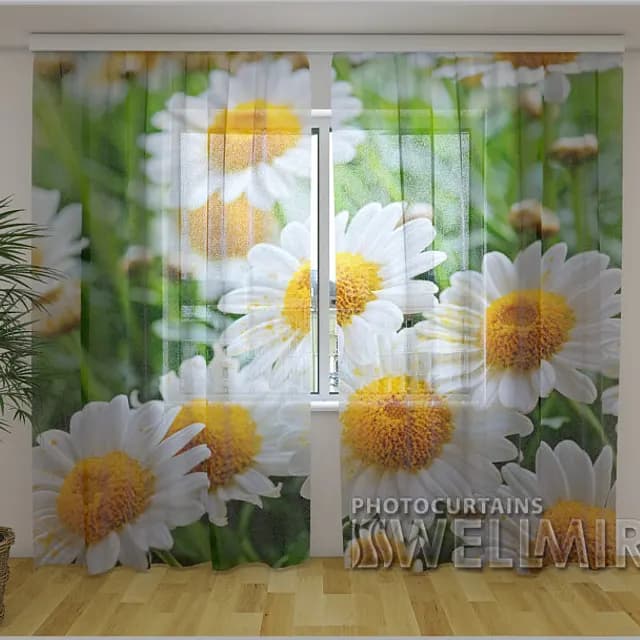 3D Gardin Vita kamomiller