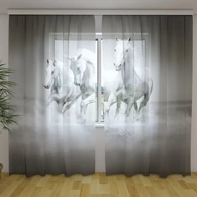 3D-gardin Vit grace