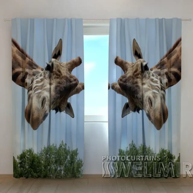 3D-gardin Giraff
