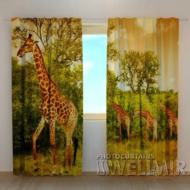 3D-gardin Giraffer