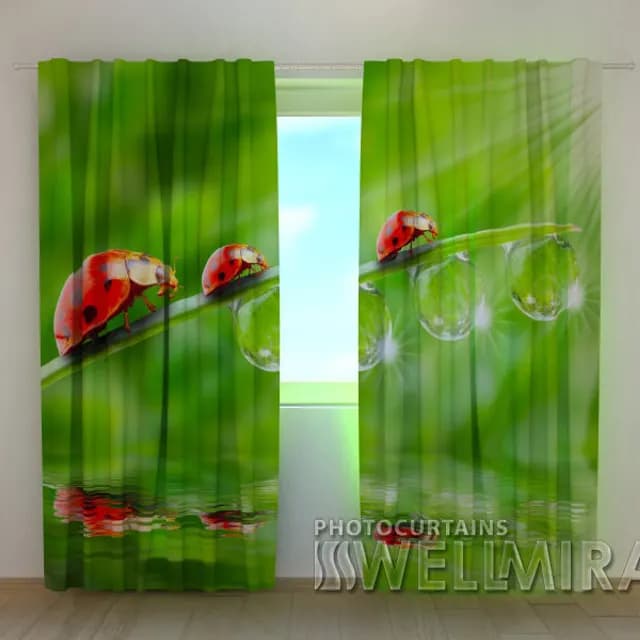 3D-gardin Nyckelpigor