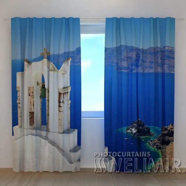 3D-gardin Gammal klocka