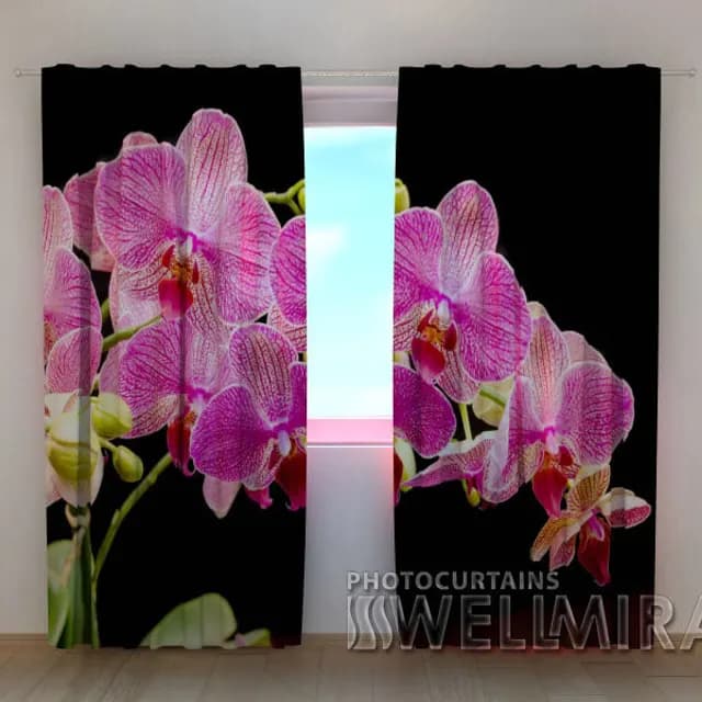 Fotogardin Rosa glädje