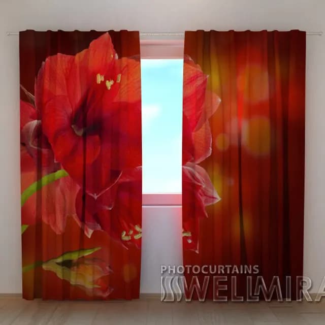 Fotogardin Röd hibiskus