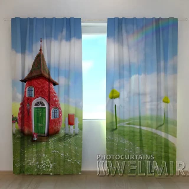 3D-gardin Jordgubbe