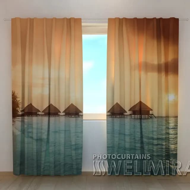 3D-gardin Solnedgång i Thailand