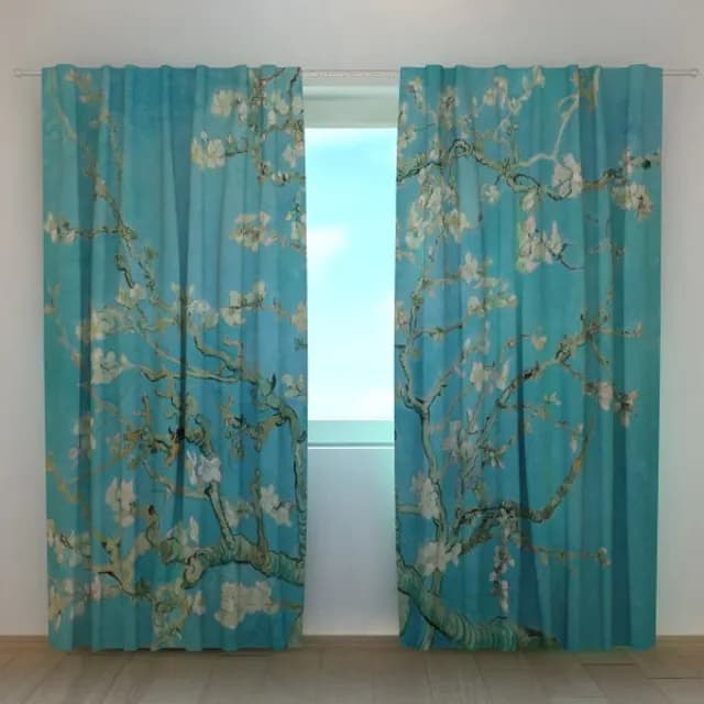 Fotogardin Amandelbloesem Vincent van Gogh