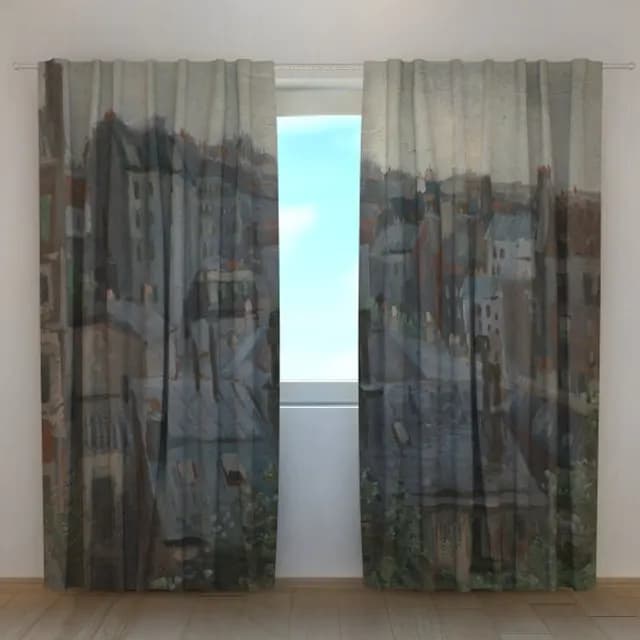 Fotogardin Utsikt över Paris takåsar Vincent van Gogh