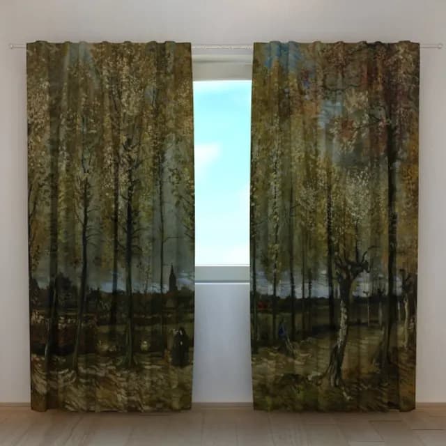 Fotogardin Poppelträd nära Nuenen Vincent van Gogh