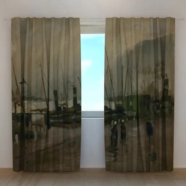 Fotogardin De Ruijterkade i Amsterdam Vincent van Gogh
