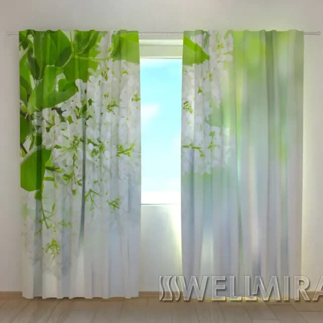 3D Gardin Vit syren