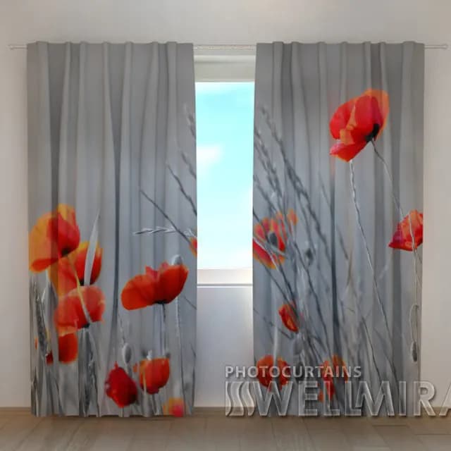 3D Gardin Vilda vallmor
