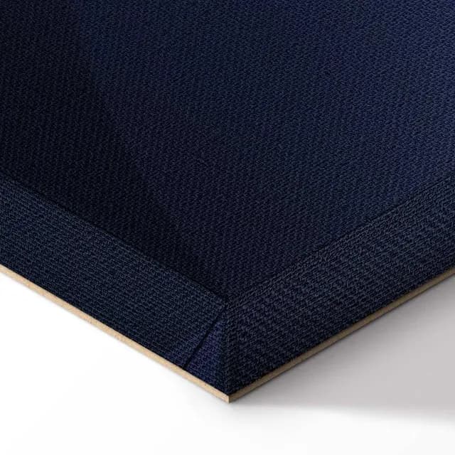 Canvas-taulu - Klassisen sinisen varjossa (1-osa) - Kultainen ympyrä abstraktiossa