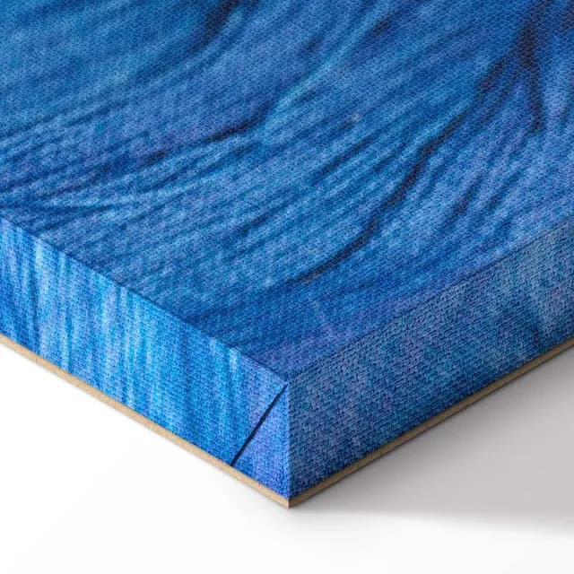 Canvas Print - Blue Worsted (1 Part) Vertical
