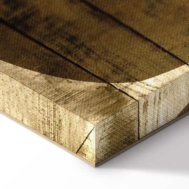 Canvas Print - Golden Chocolate (1 Part) Vertical