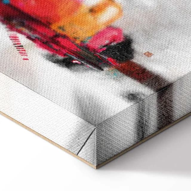 Canvas Print - Colourful Installation (1 Part) Narrow