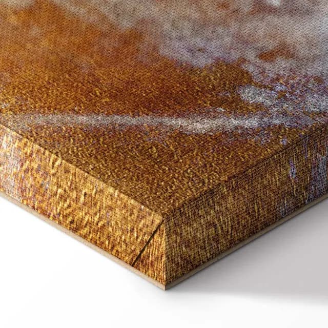 Canvas Print - Golden Modernism (1 Part) Wide