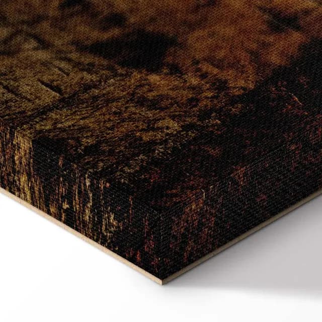 Canvas Print - Damp Colors (1 Part) Wide
