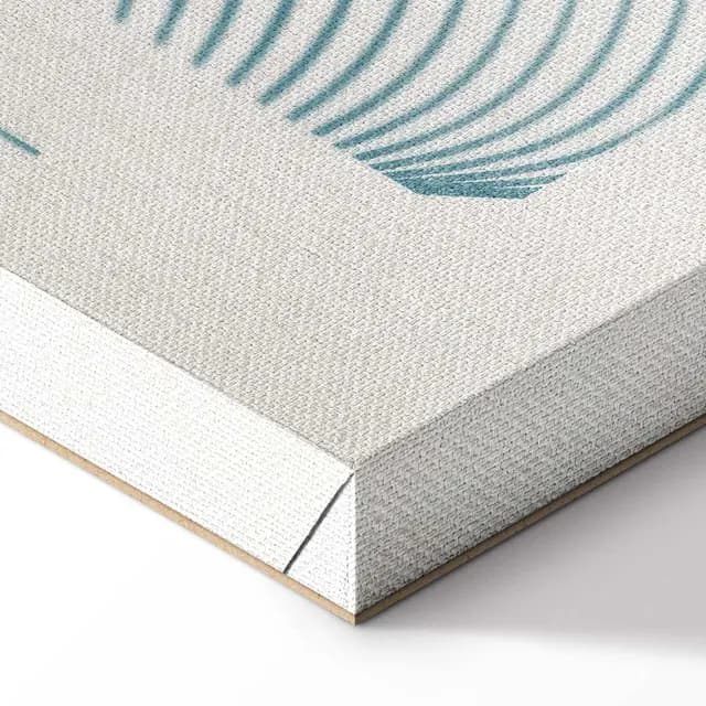 Canvas Print - Simple Blue (1 Part) Vertical