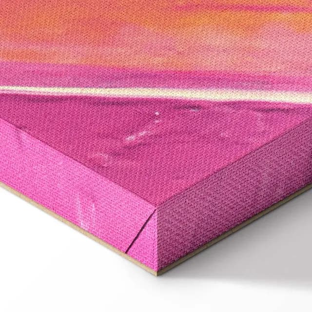 Canvas Print - Energetic Shapes - Dynamic Oil Paint Composition on Canvas