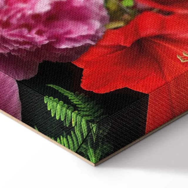 Canvas Print - Floral Symphony (1 Part) Vertical