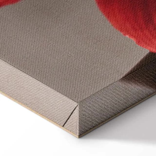 Canvas Print - Red Flower (1 Part) Vertical