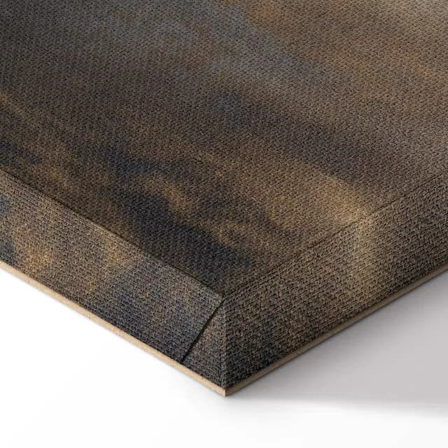Canvas Print - Golden Reflections on Clouds Foretelling Dusk