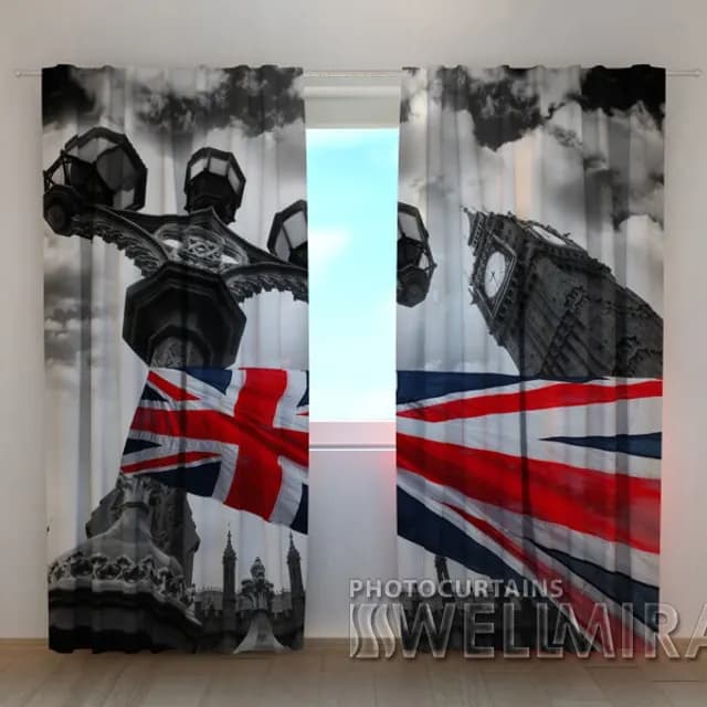 Fotogardin Brittiska flaggan 2