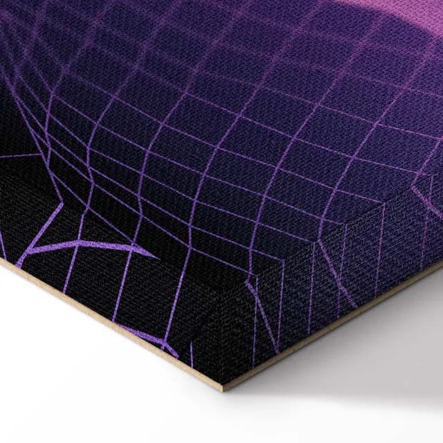 Canvas Print - Futuristic landscape 2 (1 Part) Wide