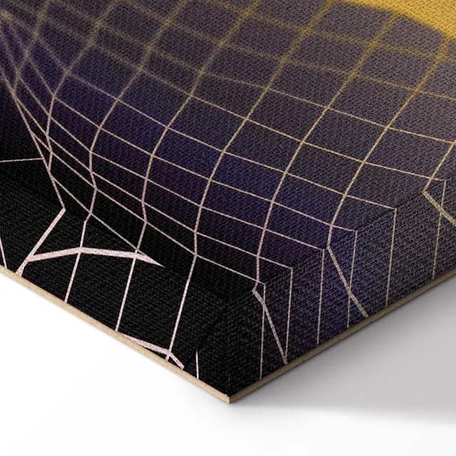 Canvas Print - Futuristic landscape 3 (1 Part) Wide