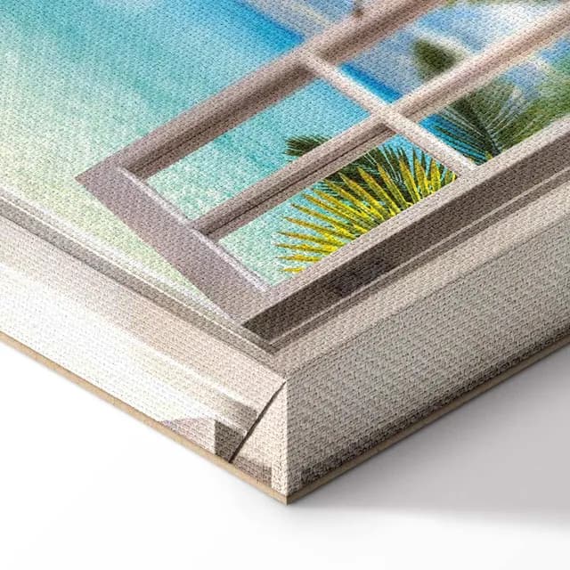Canvas Print - Window: Sea View