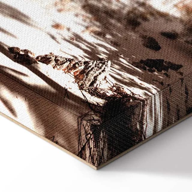 Canvas Print - Palm Shadow (1 Part) Vertical