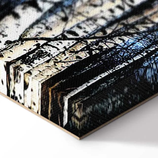 Canvas Print - Frosty January (1 Part) Vertical