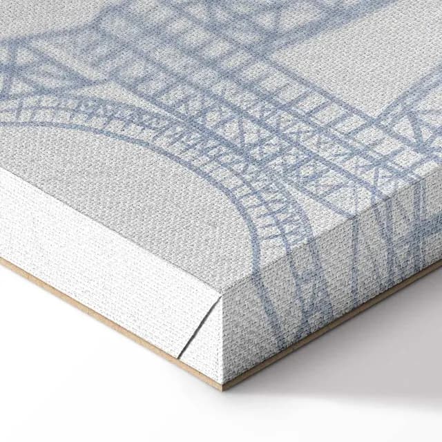 Canvas Print - Paris in Watercolours (1 Part) Vertical