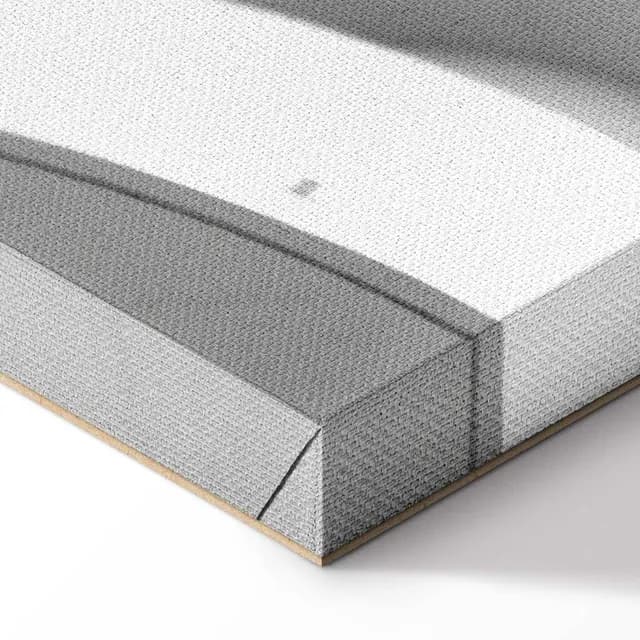Canvas Print - White Detail (1 Part) Vertical