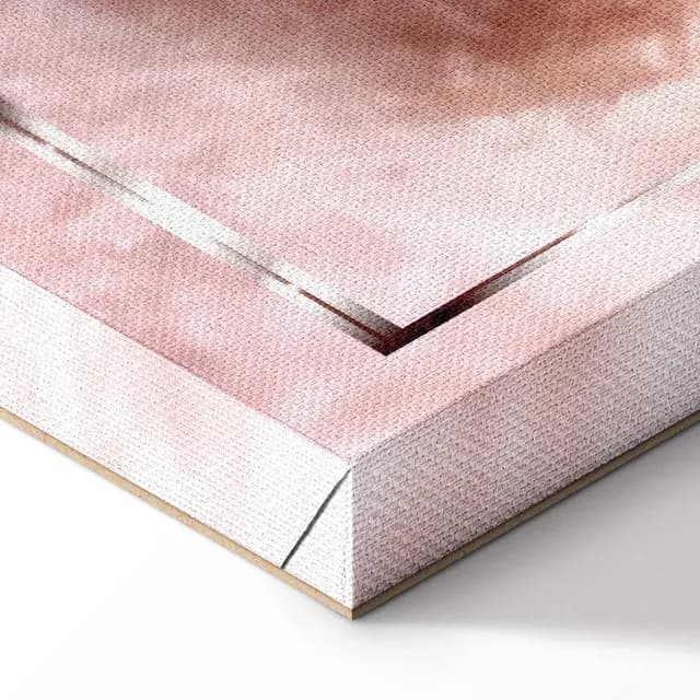 Canvas Print - Space Flamingo (1 Part) Vertical