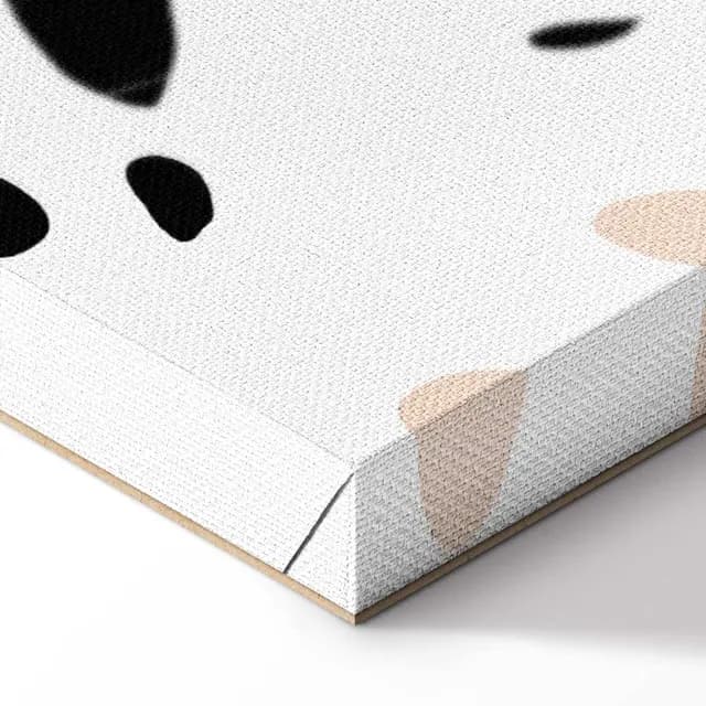 Canvas Print - Cat in Monsteras (1 Part) Vertical